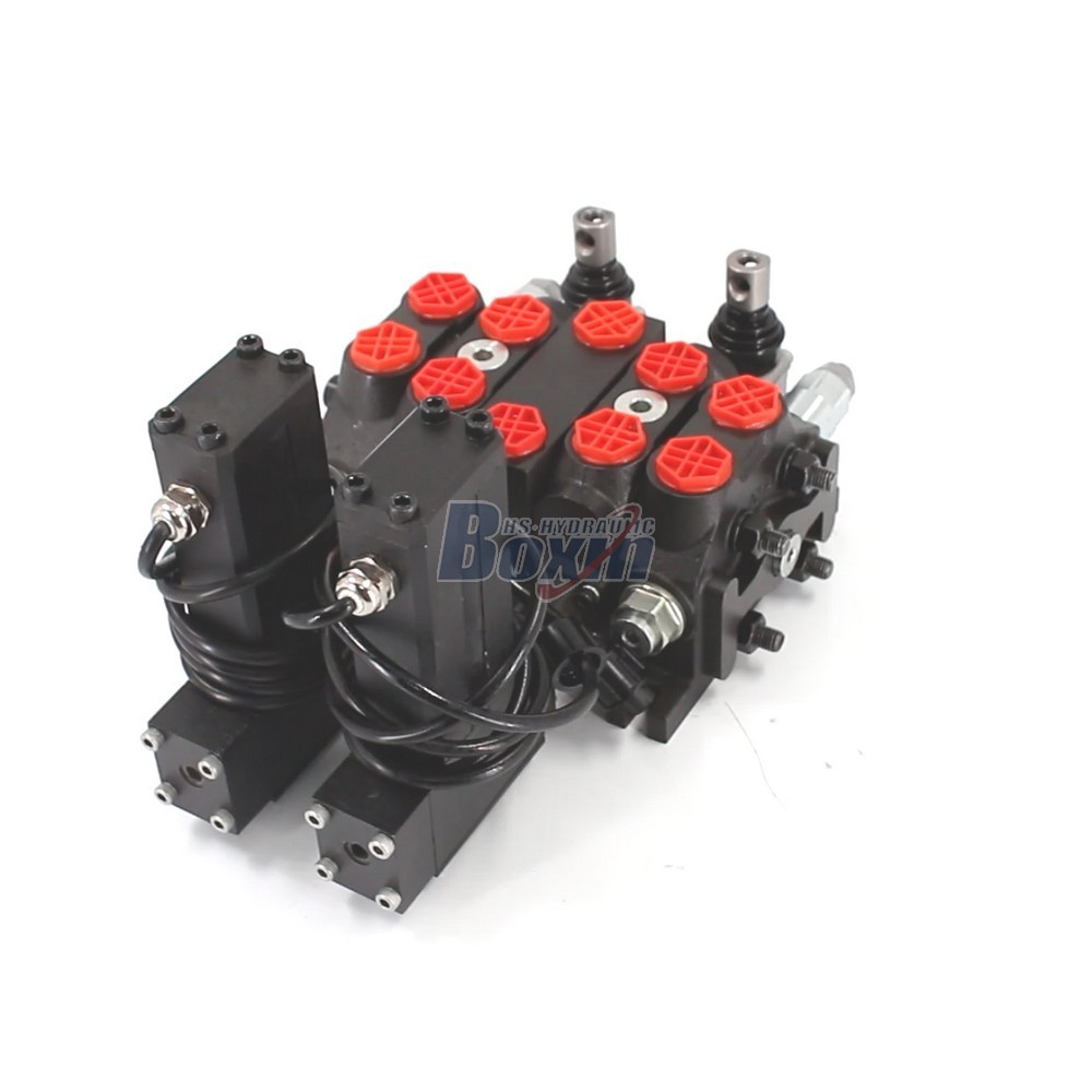 DCV60 Series 2 Spool Electric Control Sectional Directional Control Valve cover photo